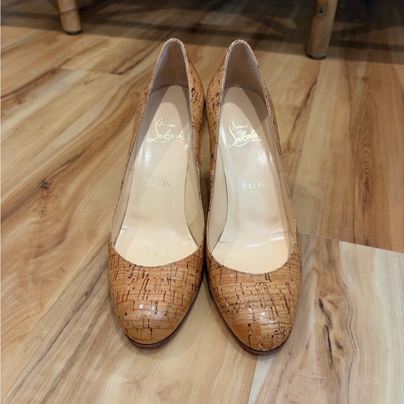 Christian Louboutin Cork Lucido simple pump 85